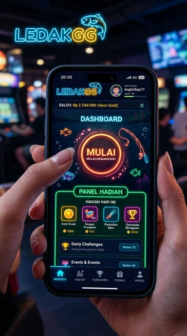 Galeri pratinjau visual ledakgg build APK resmi terbaru